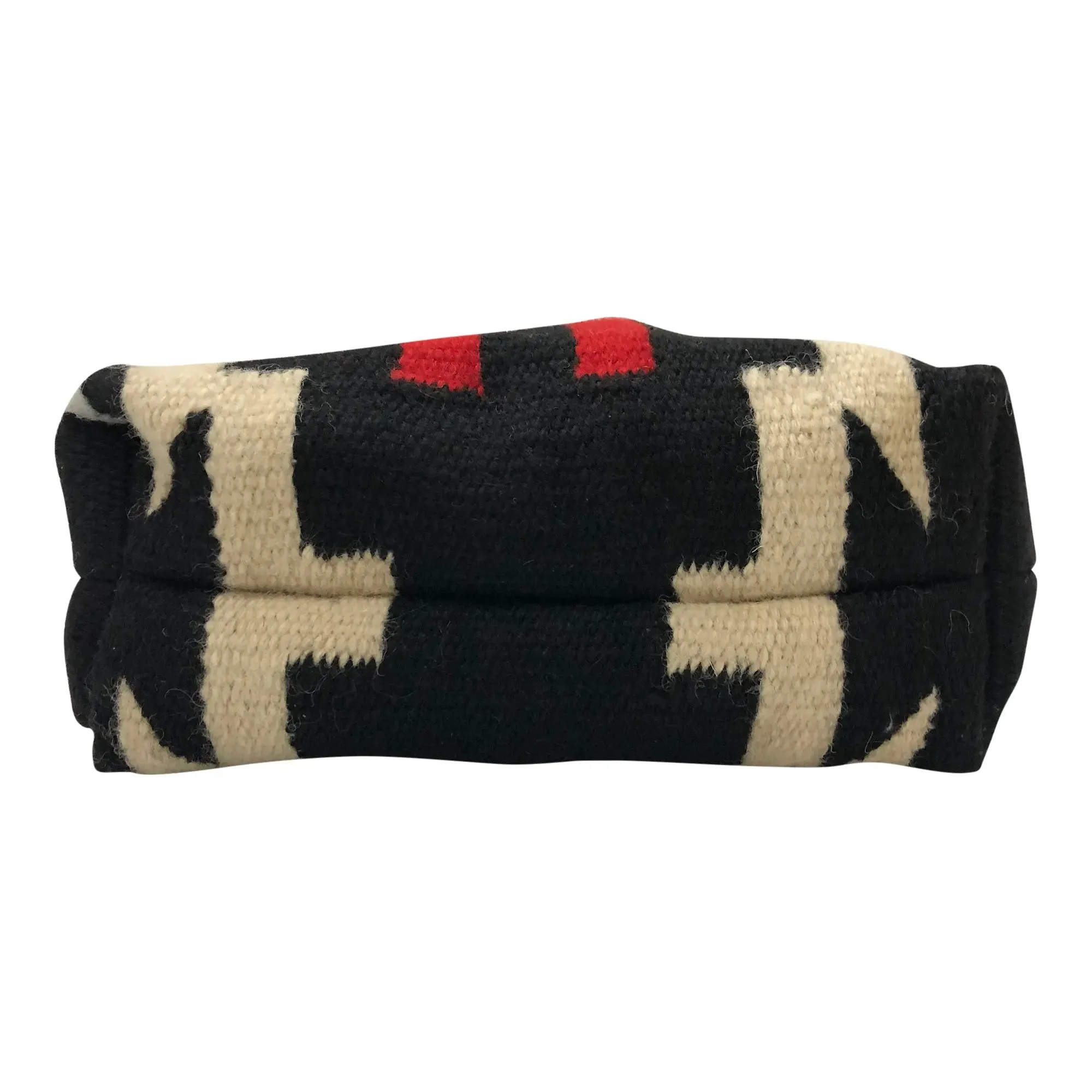 Huntley Black Navajo Southwestern Black Aztec Top Handle Tote Bag