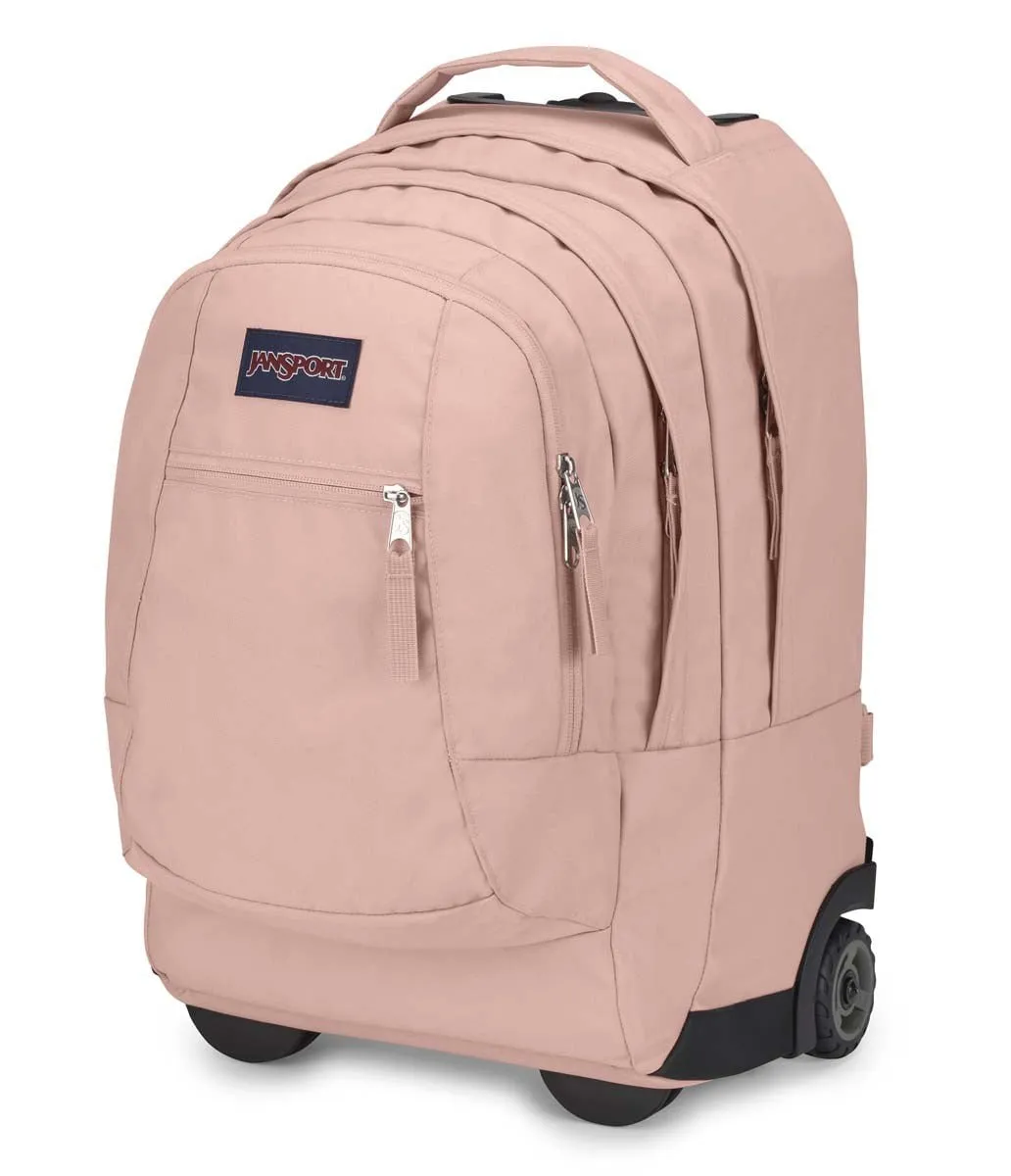 Jansport Driver 8 Wheeled Backpack - Misty Rose