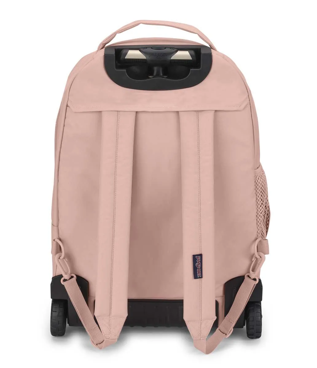 Jansport Driver 8 Wheeled Backpack - Misty Rose