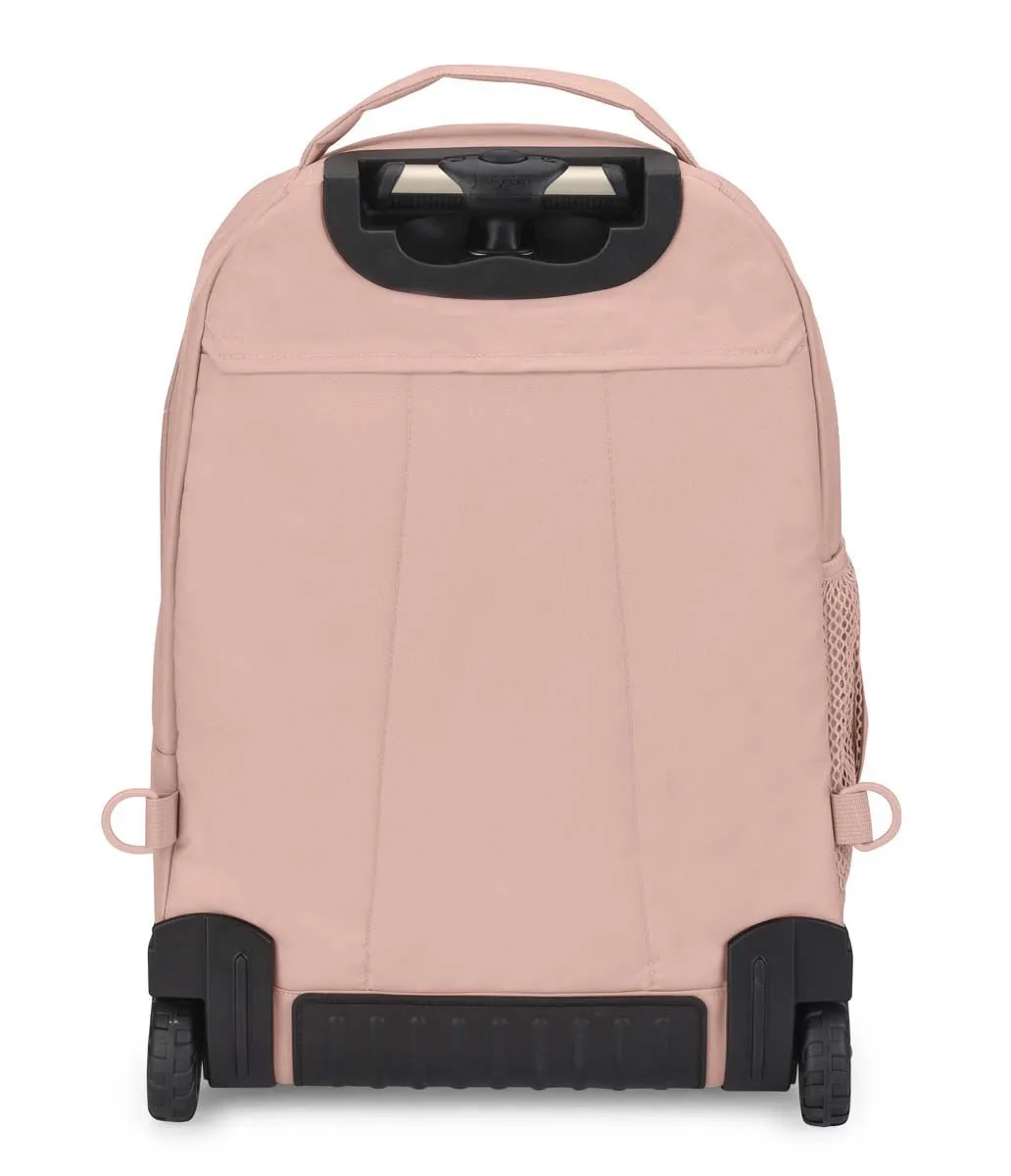 Jansport Driver 8 Wheeled Backpack - Misty Rose