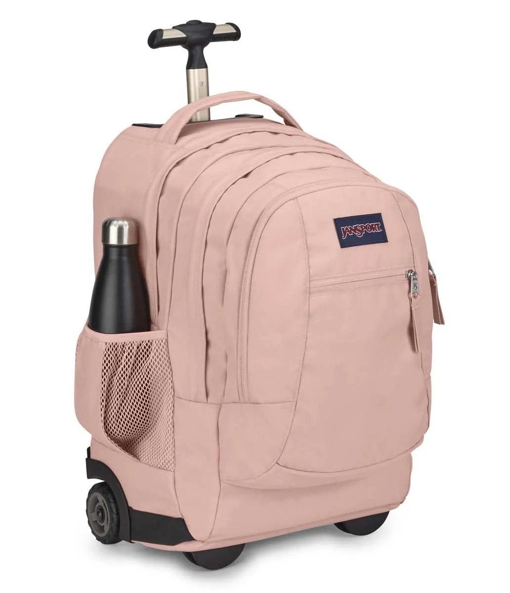 Jansport Driver 8 Wheeled Backpack - Misty Rose
