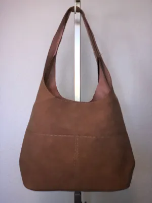 JENNY SUEDED HOBO HANDBAG