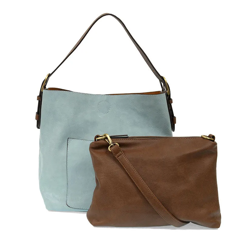 Joy Susan Hobo Bag in Blue Sugar