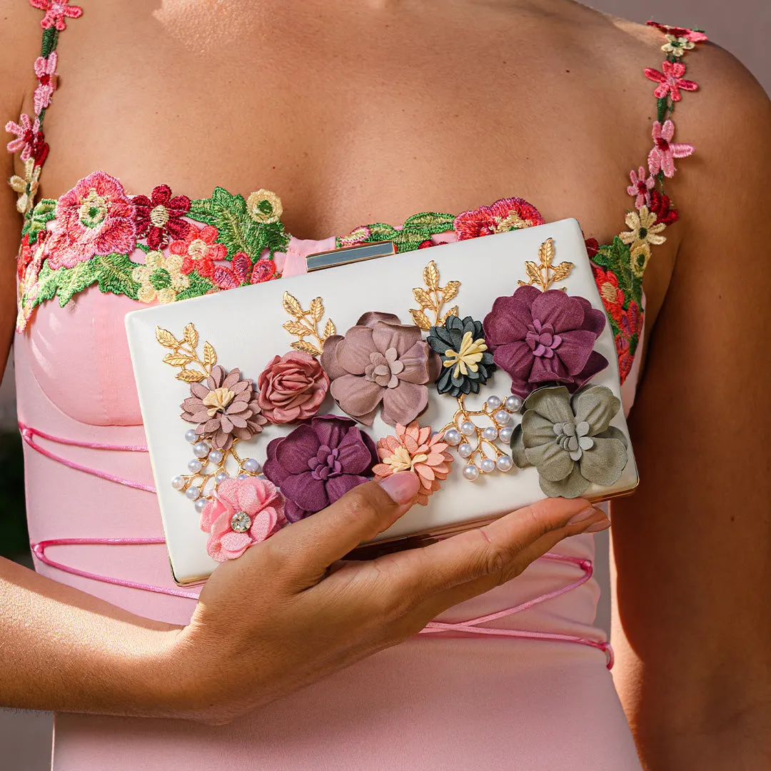 Juliet Floral Clutch Bag