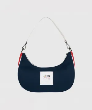 KANDINI Color Block Hobo Bag -  Navy