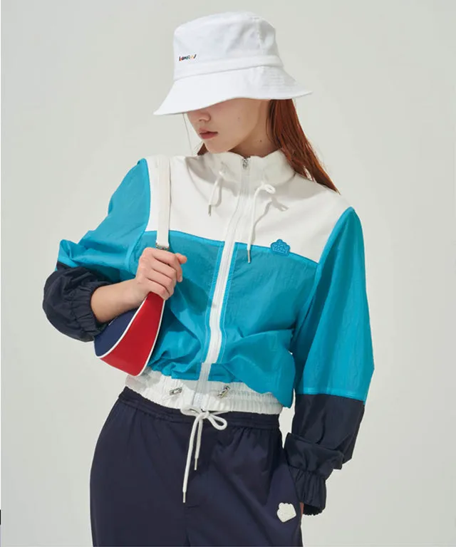 KANDINI Color Block Hobo Bag -  Navy