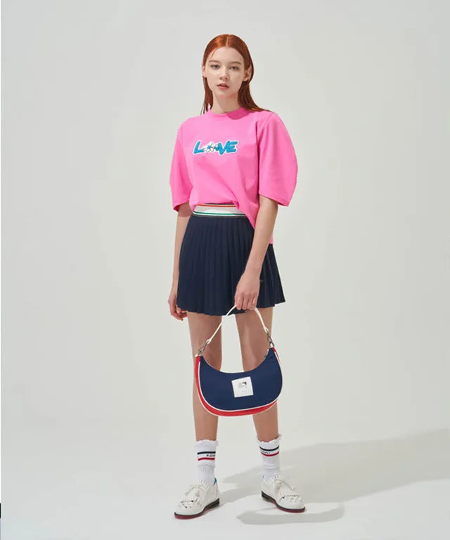 KANDINI Color Block Hobo Bag -  Navy