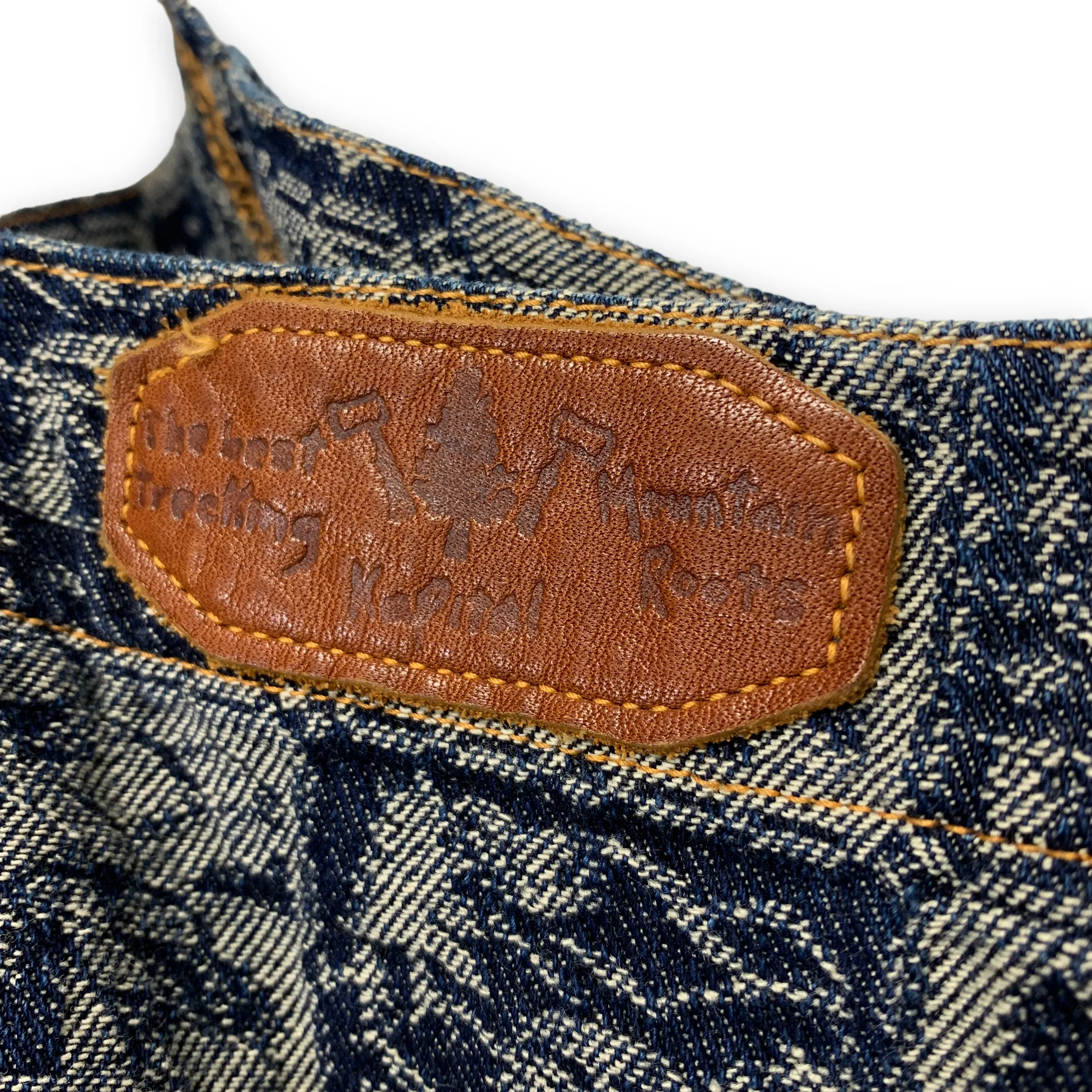 Kapital Denim Jacquard Tote Bag