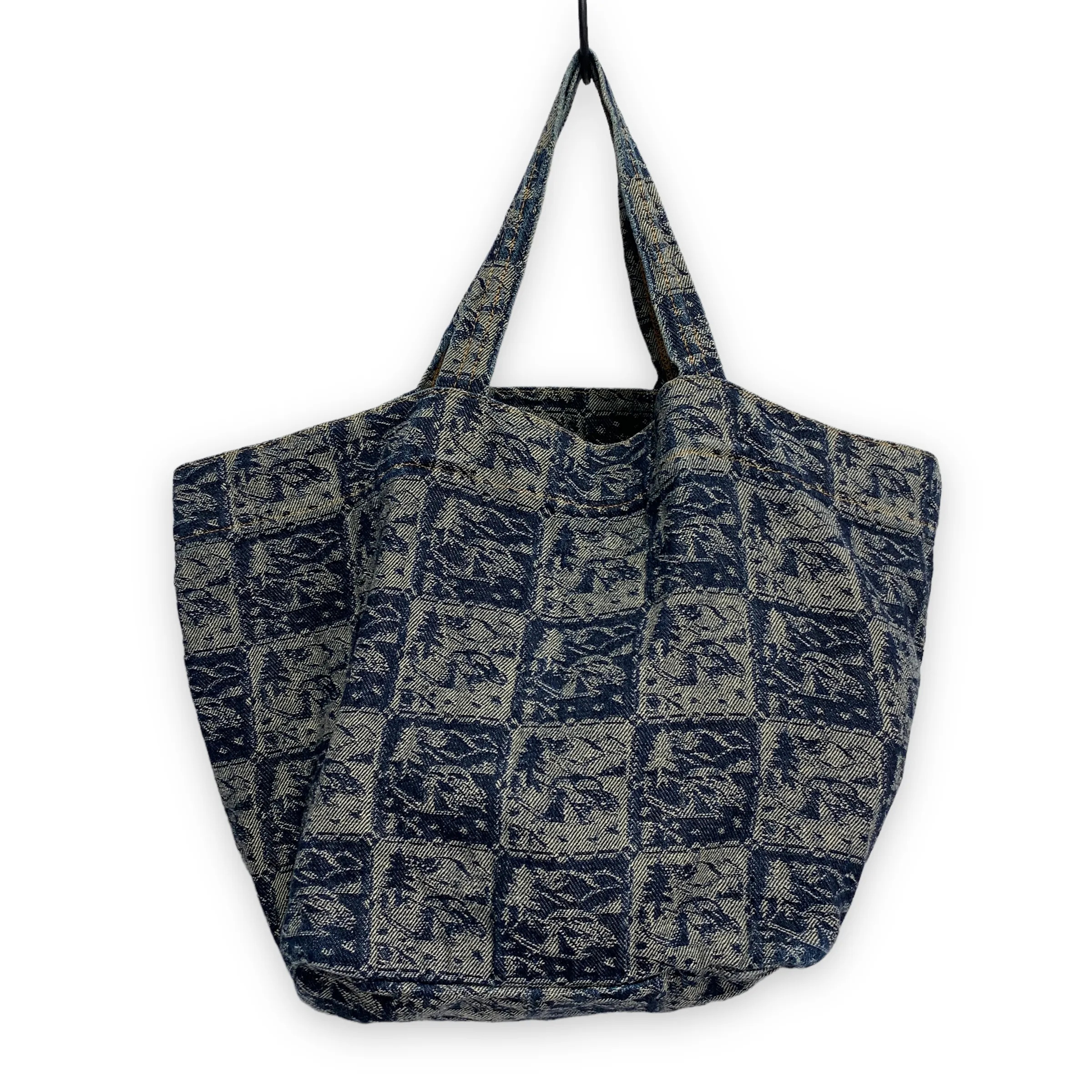 Kapital Denim Jacquard Tote Bag