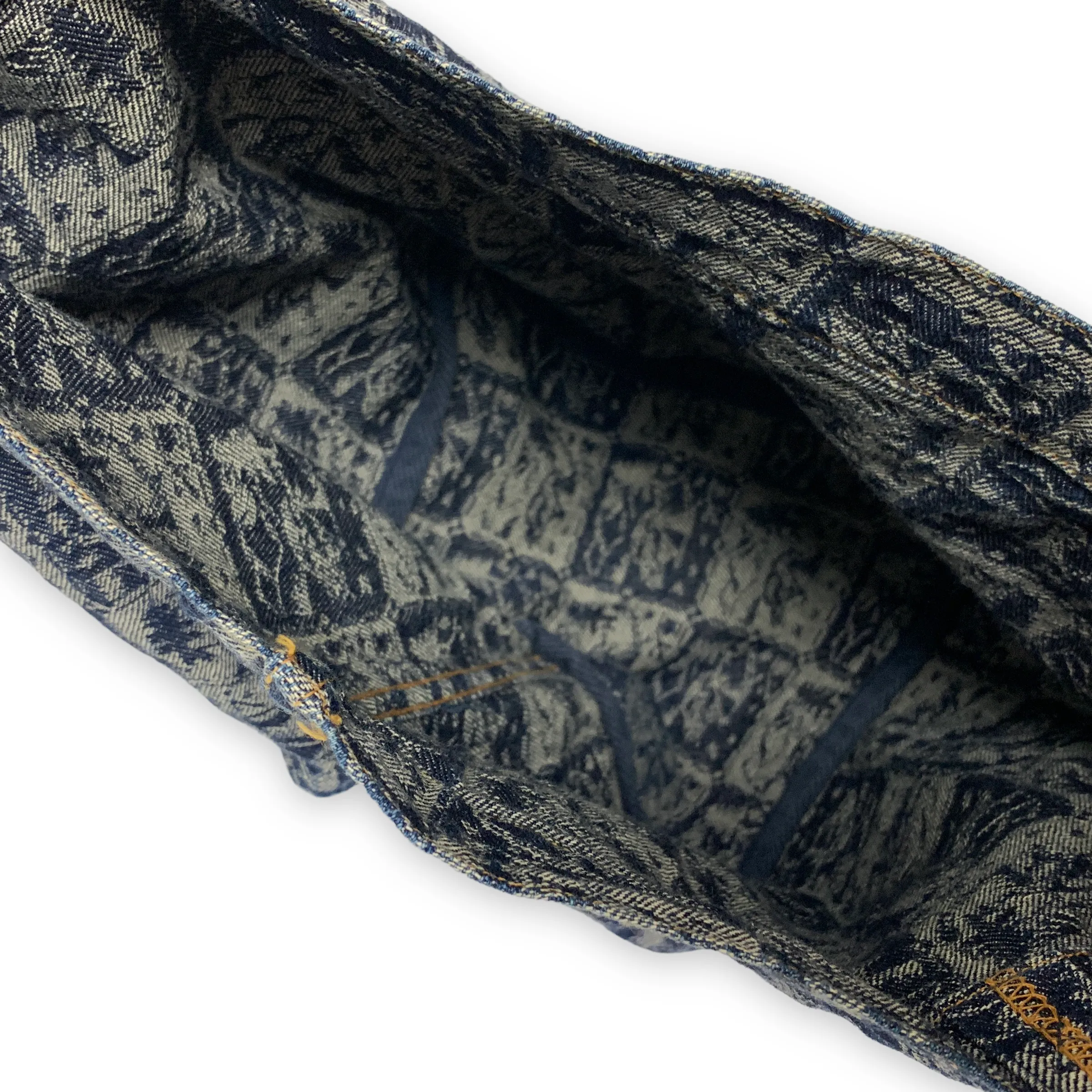 Kapital Denim Jacquard Tote Bag