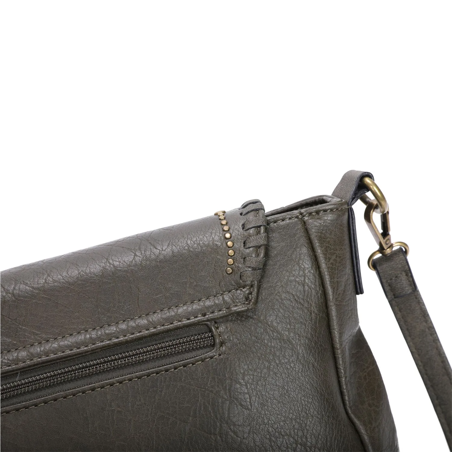Kelsea Messenger Crossbody - Black