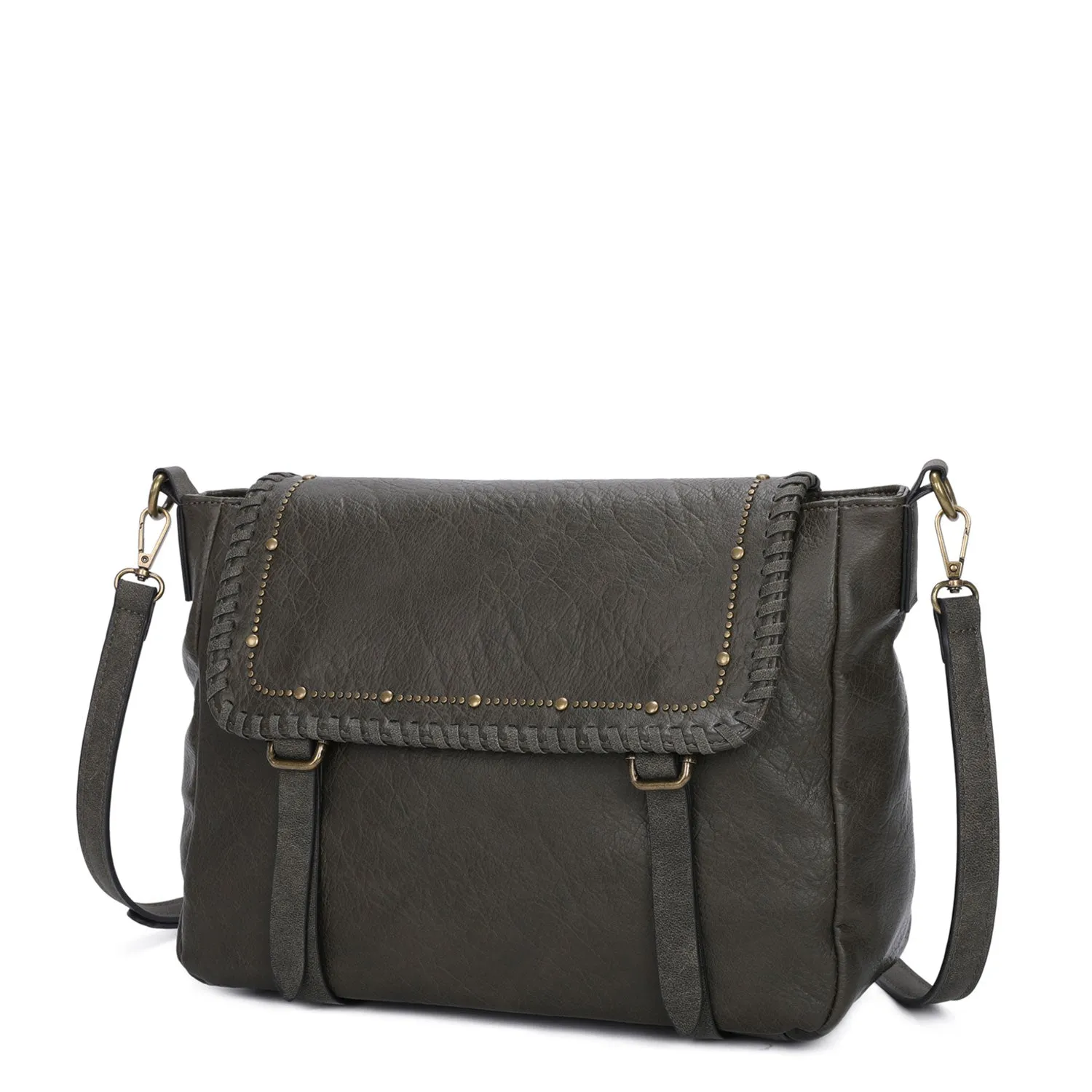 Kelsea Messenger Crossbody - Black