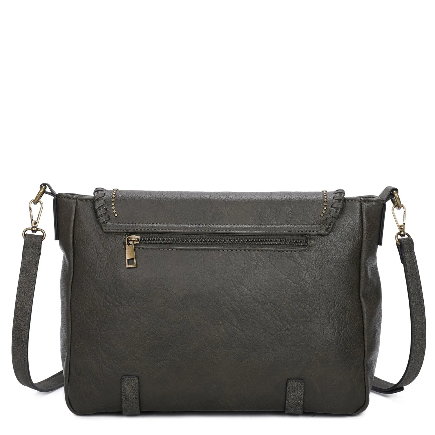 Kelsea Messenger Crossbody - Black