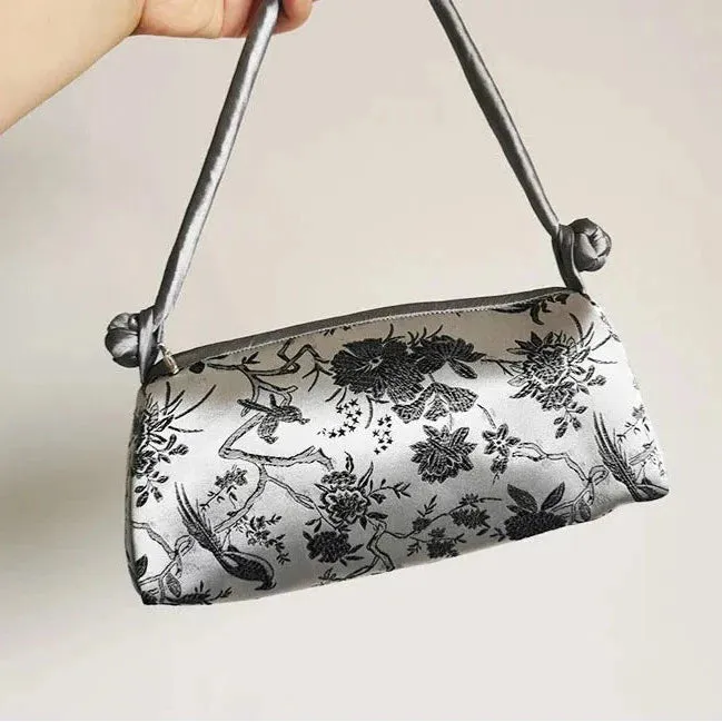 Kexin Silk Embroidery Cheongsam Mini Tote