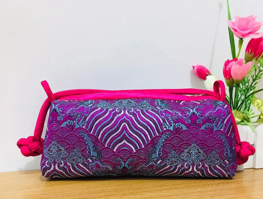 Kexin Silk Embroidery Cheongsam Mini Tote