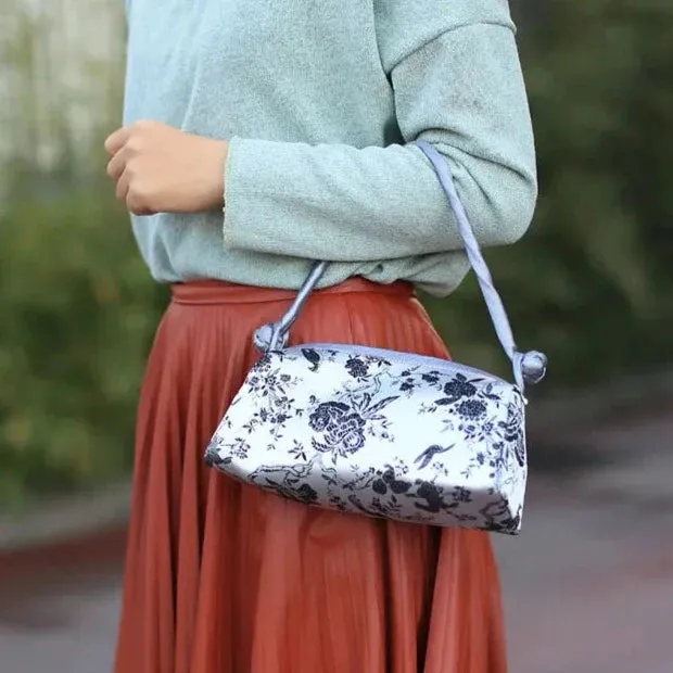 Kexin Silk Embroidery Cheongsam Mini Tote