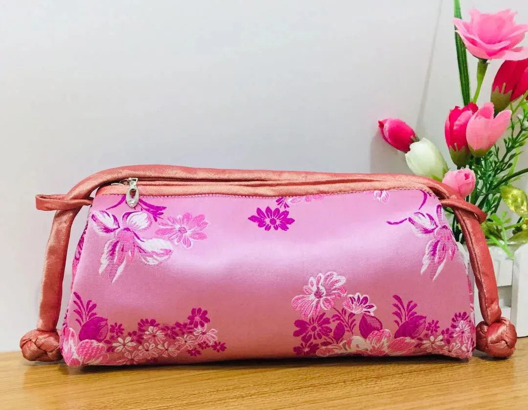 Kexin Silk Embroidery Cheongsam Mini Tote
