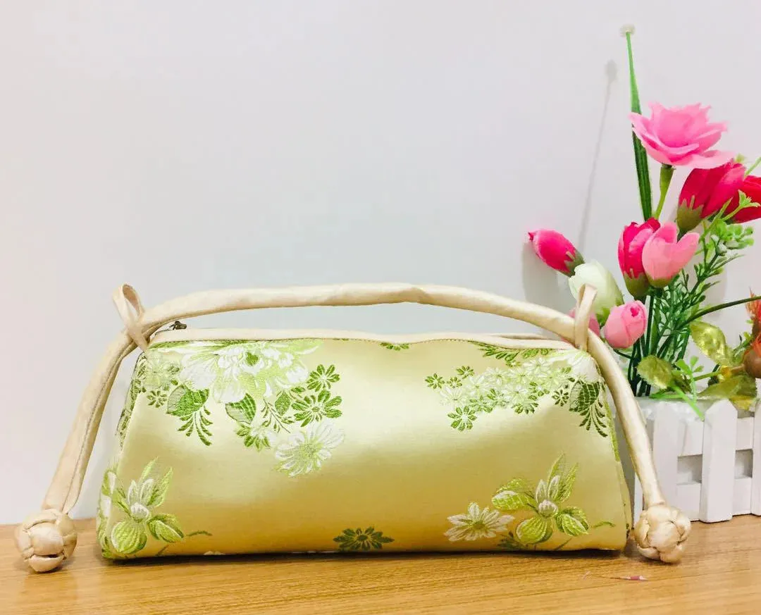 Kexin Silk Embroidery Cheongsam Mini Tote
