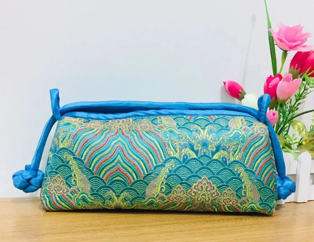 Kexin Silk Embroidery Cheongsam Mini Tote