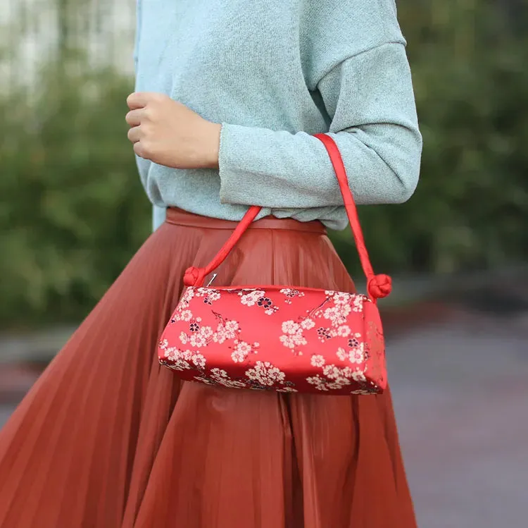 Kexin Silk Embroidery Cheongsam Mini Tote