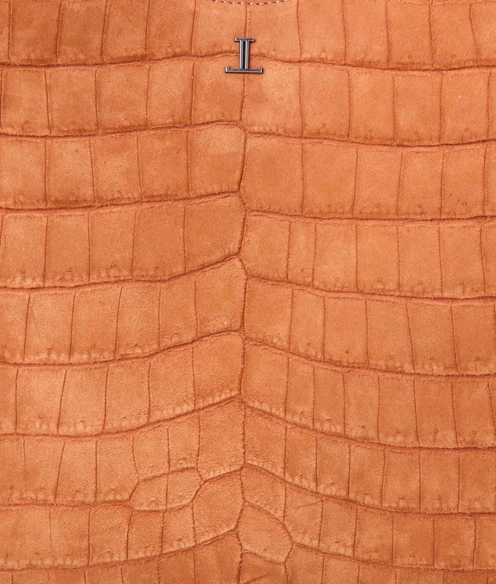 Large Heidi Exotic Hobo Bag :: Cognac