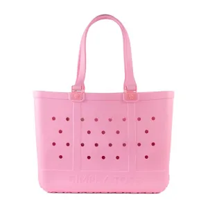 Large Tote Bag in Rose