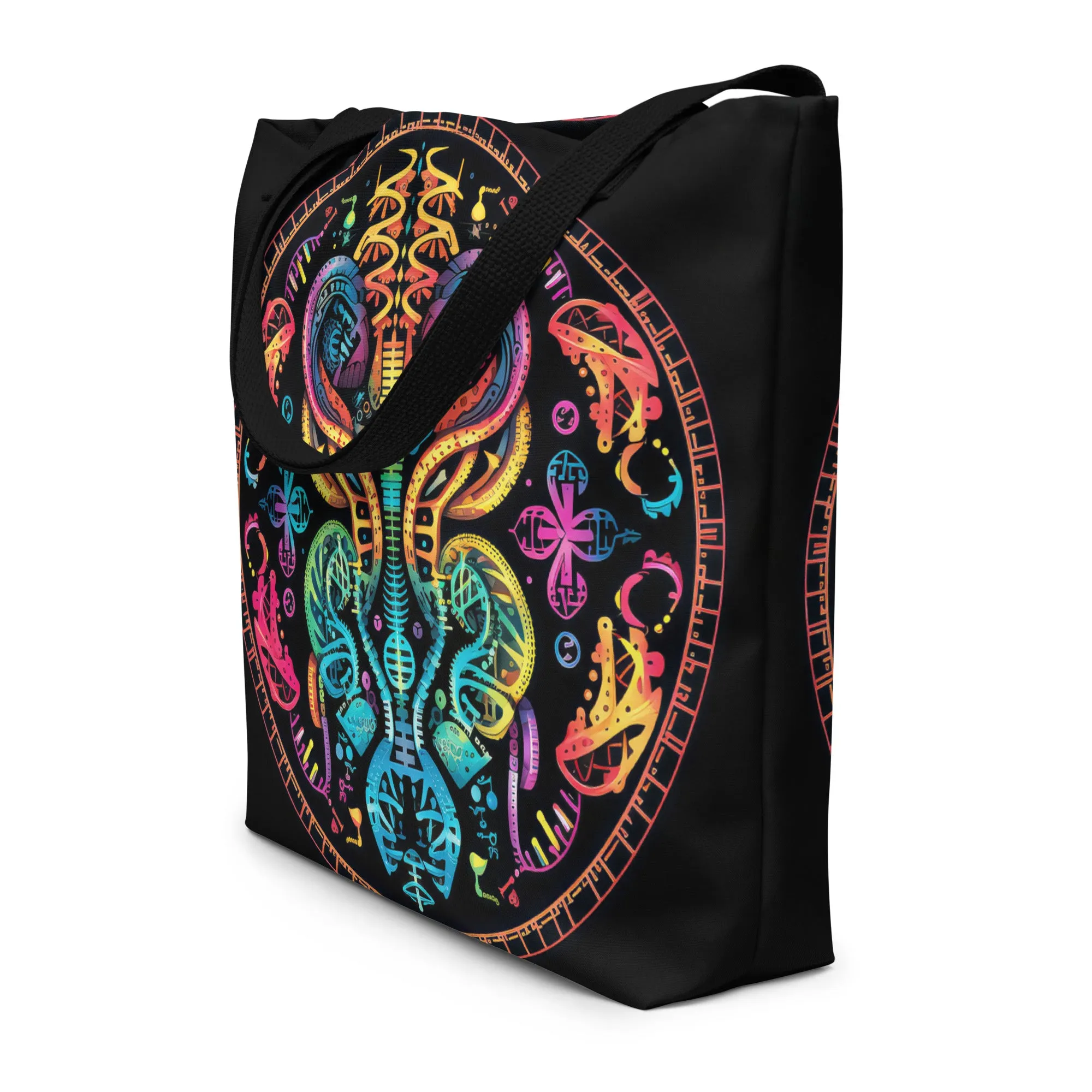 Large Tote Bag Living in Colors