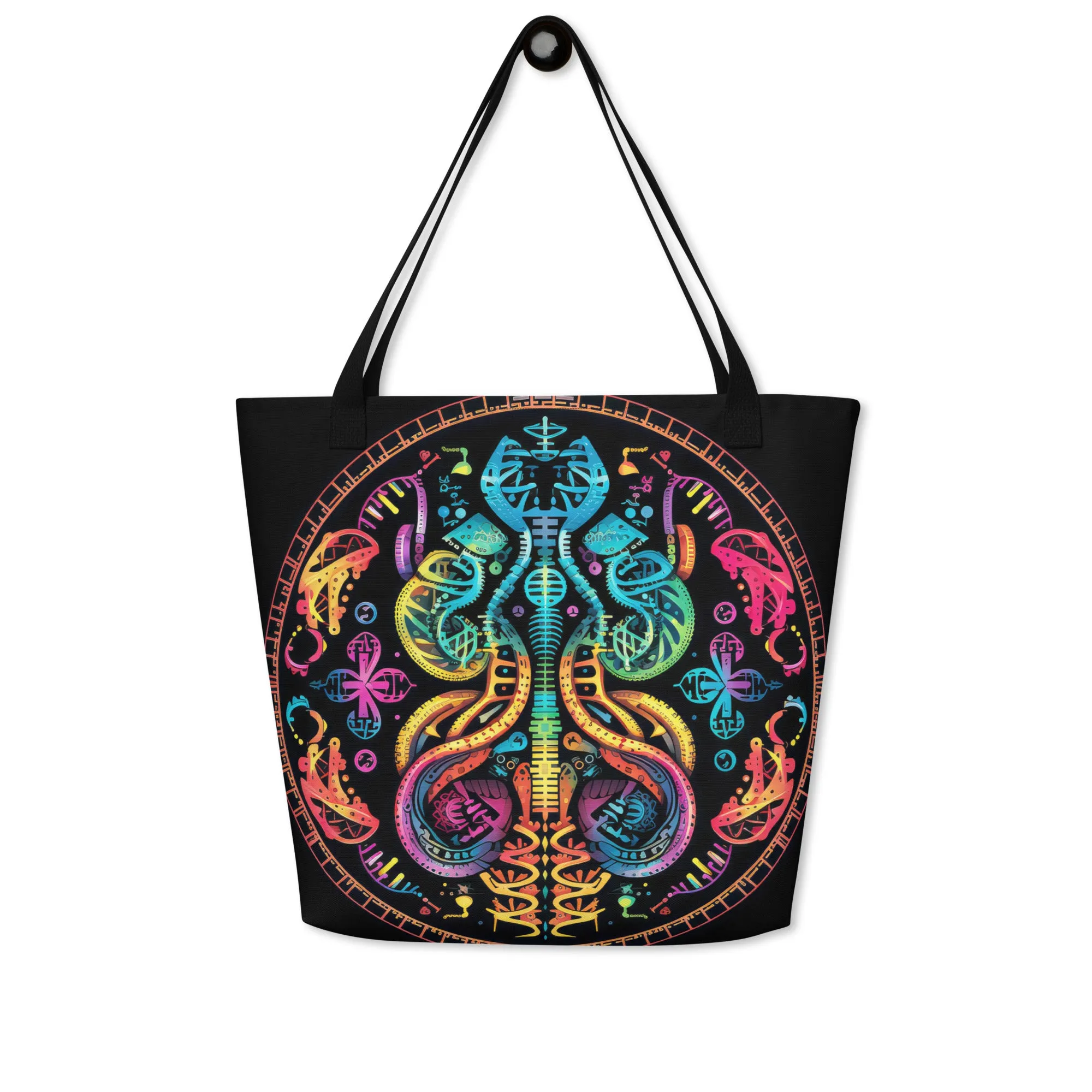 Large Tote Bag Living in Colors