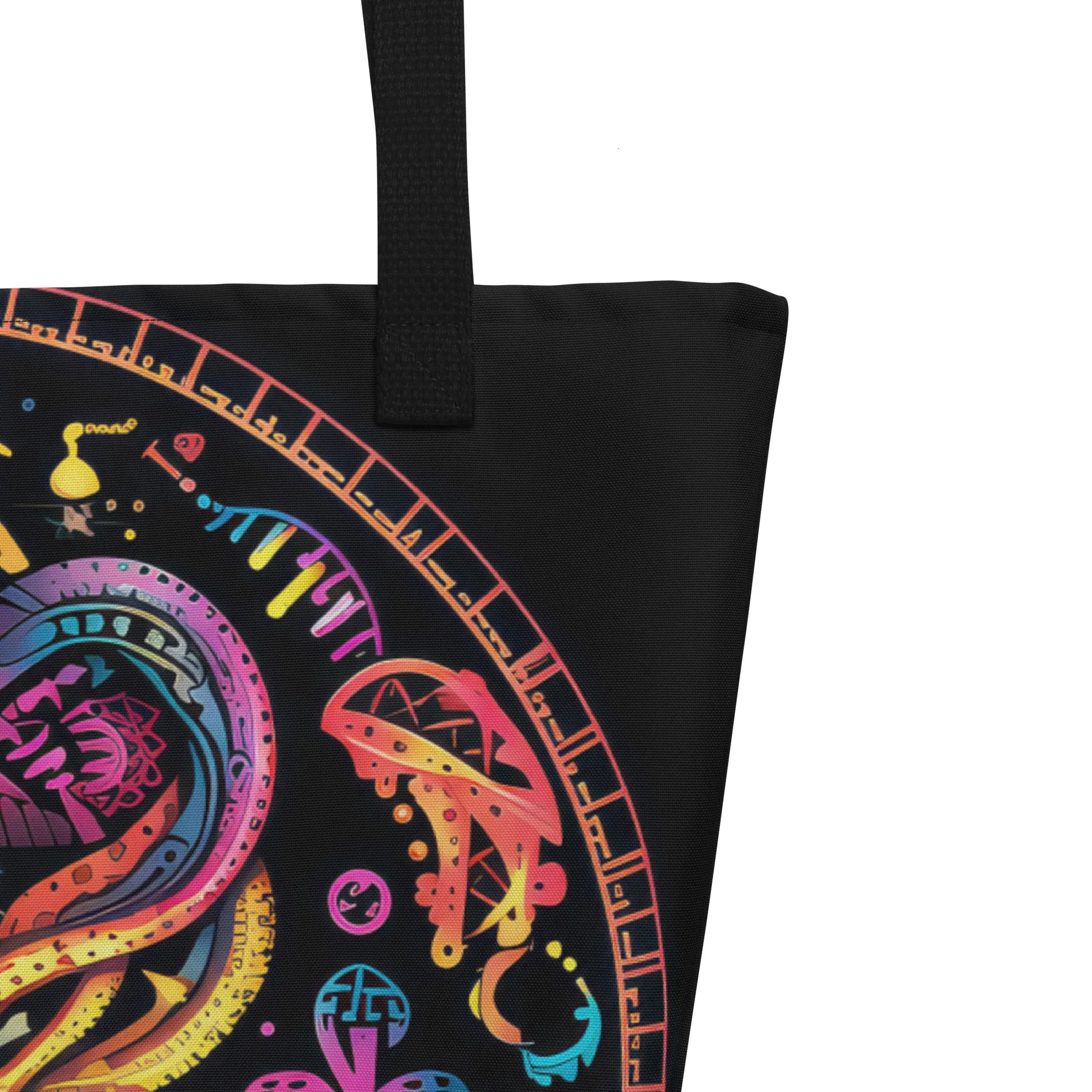 Large Tote Bag Living in Colors