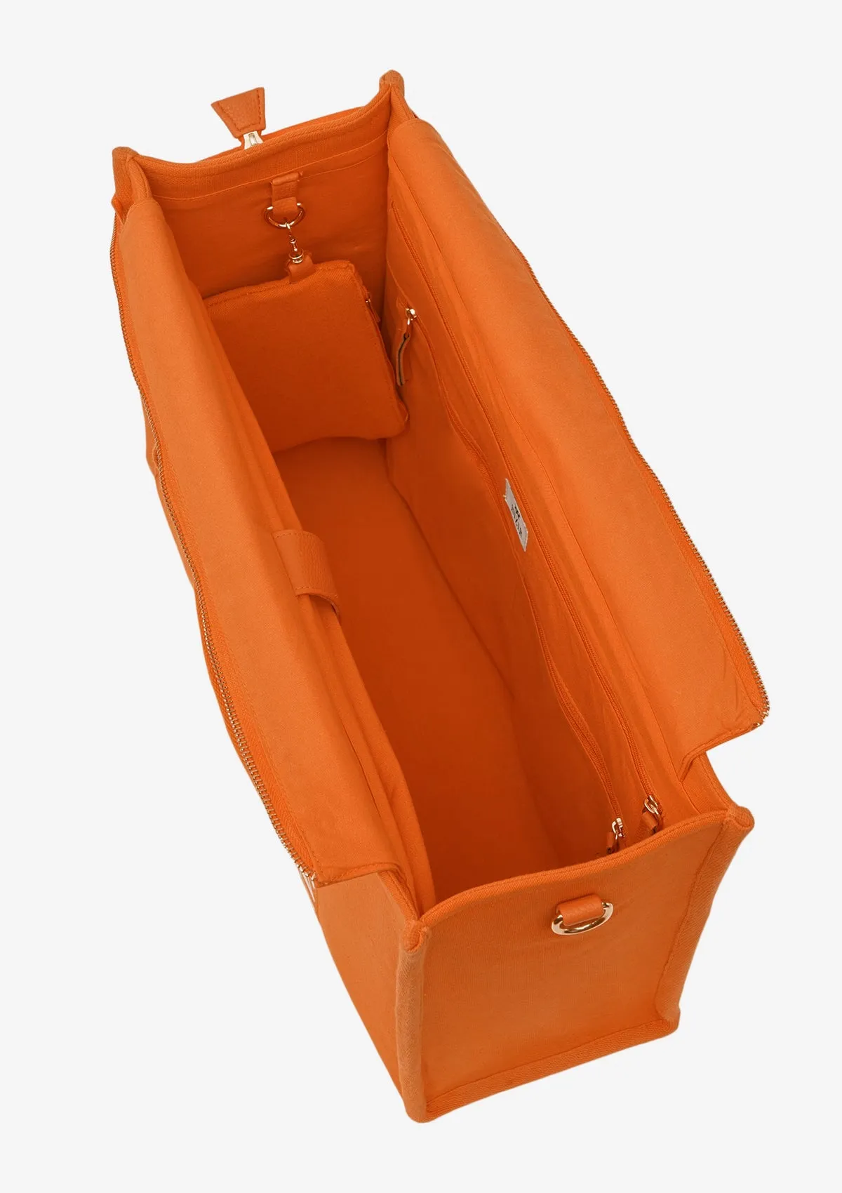 LARGE URBAN TOTE BRIGHT ORANGE