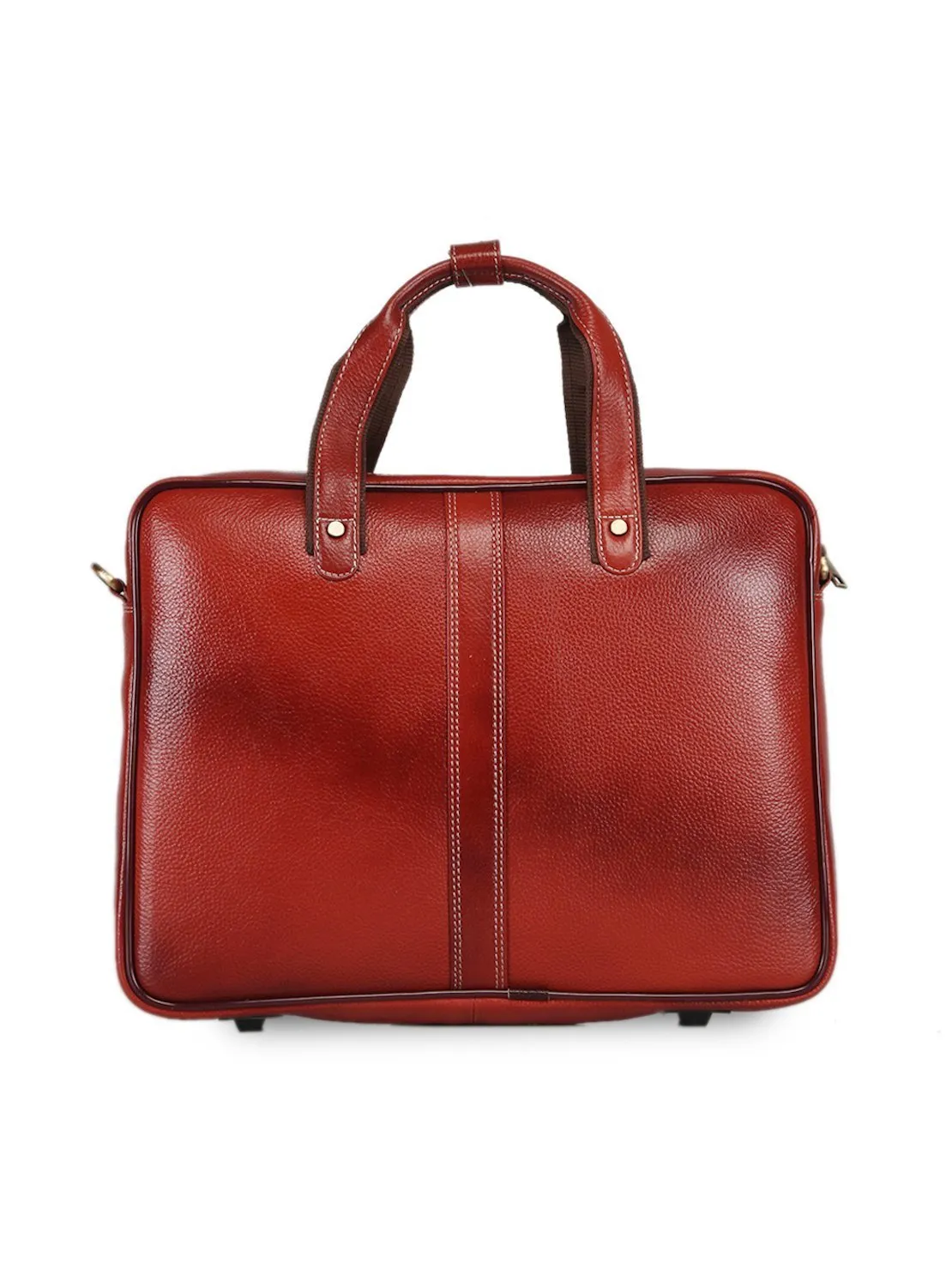 Leather men?s formal office laptop messenger bag