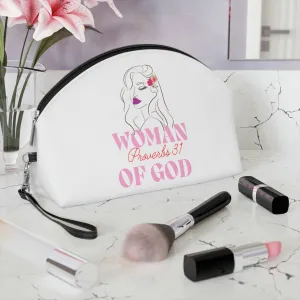Leather Woman of God Cosmetic Bag