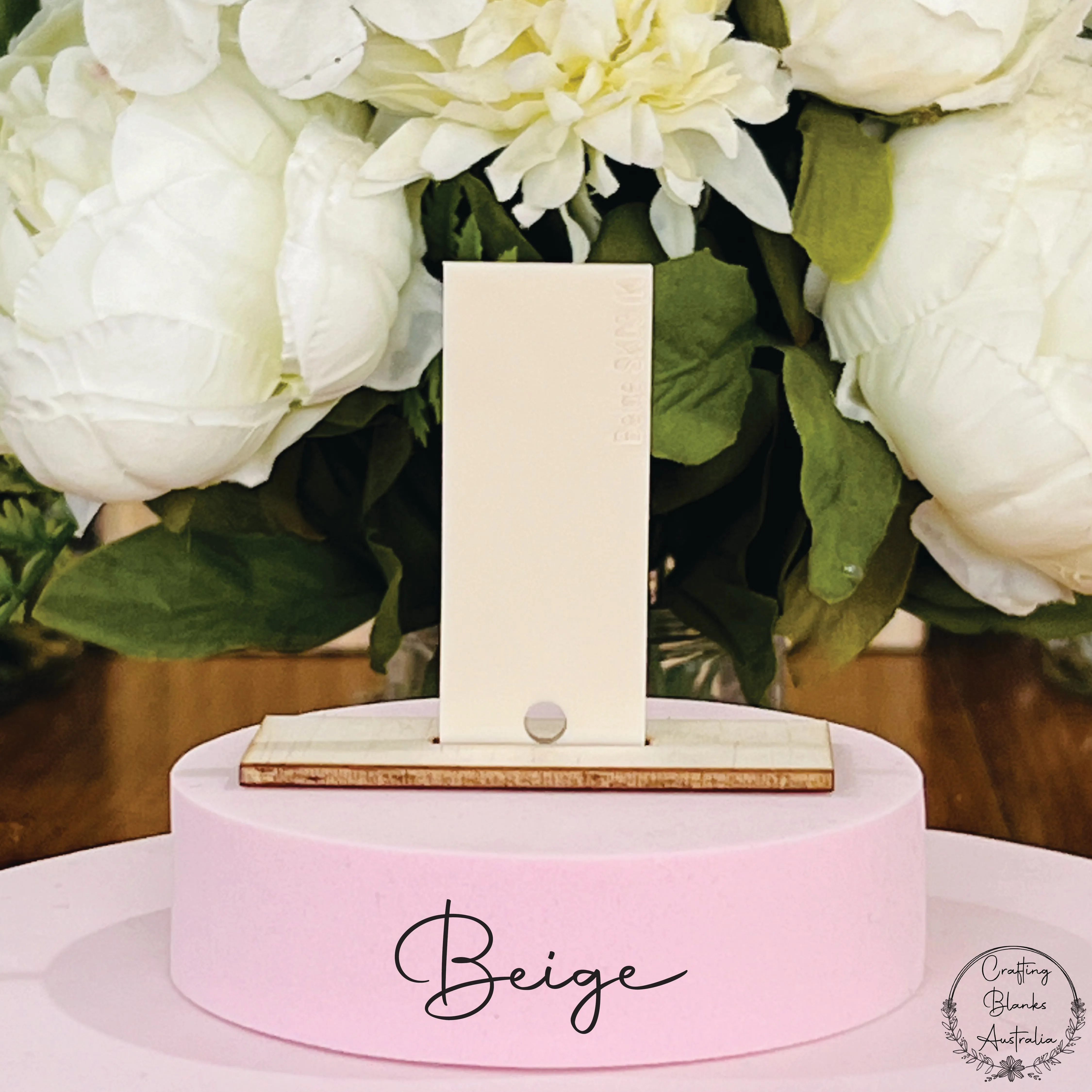 Letter Keyring • Blank Shape • 70mm