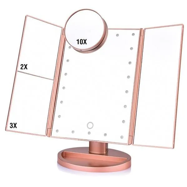 Lighted Magnifying Makeup Mirror