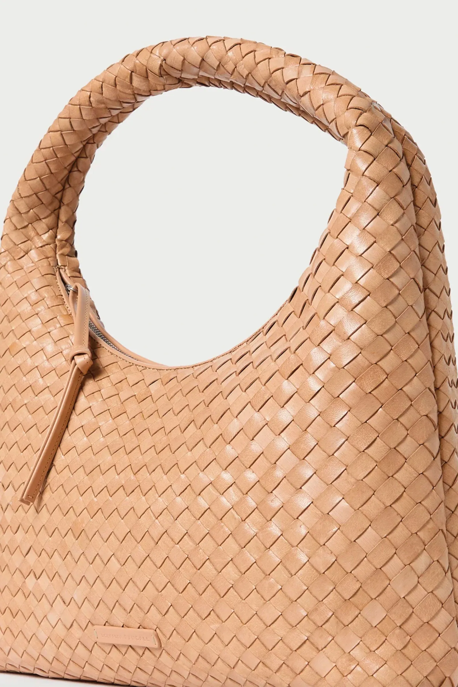 Loeffler Randall in Willow Woven Hobo in Desert Sand