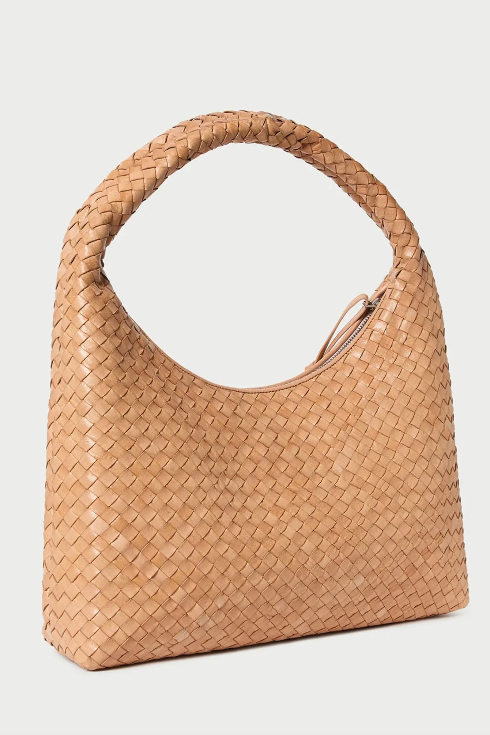 Loeffler Randall in Willow Woven Hobo in Desert Sand