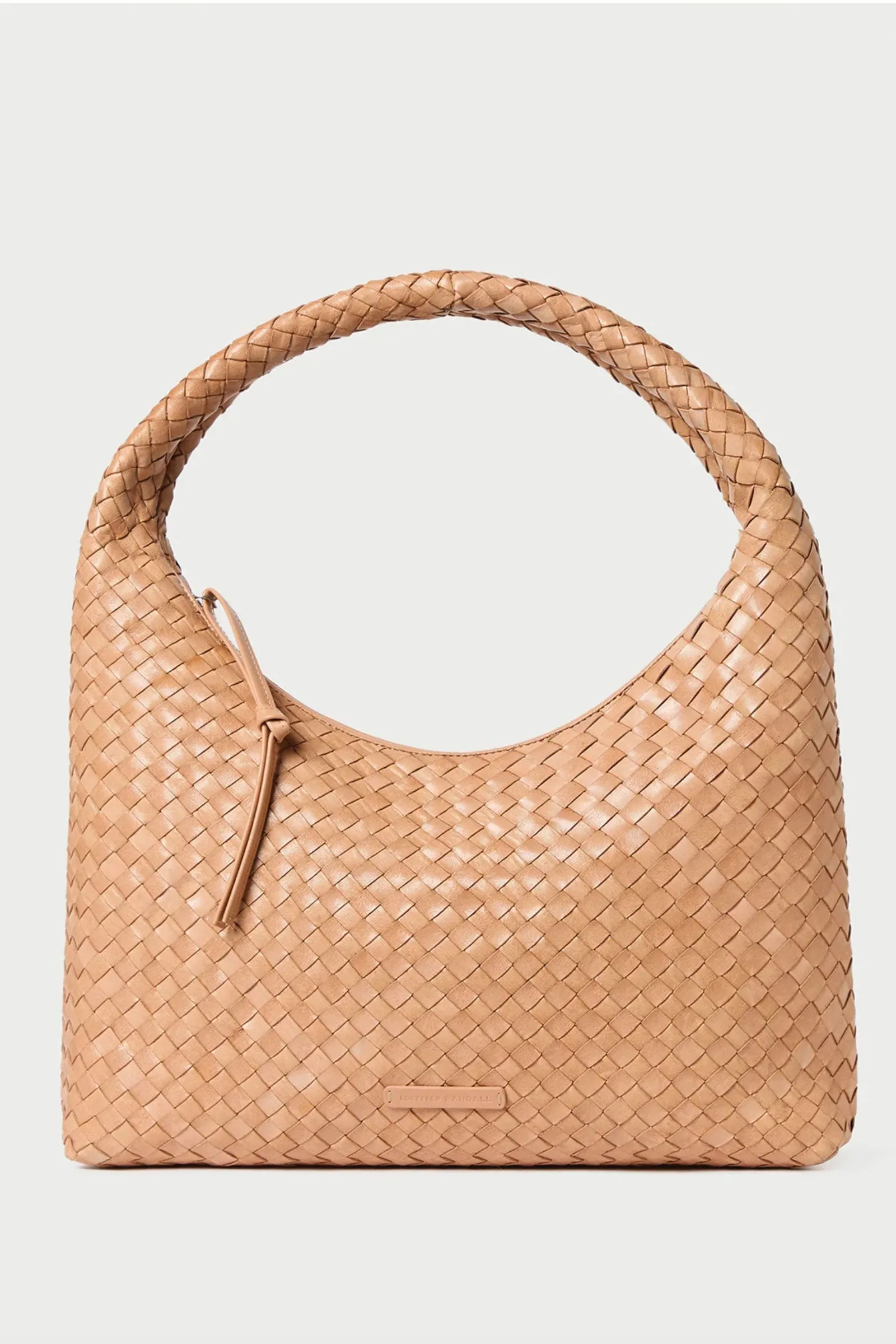Loeffler Randall in Willow Woven Hobo in Desert Sand