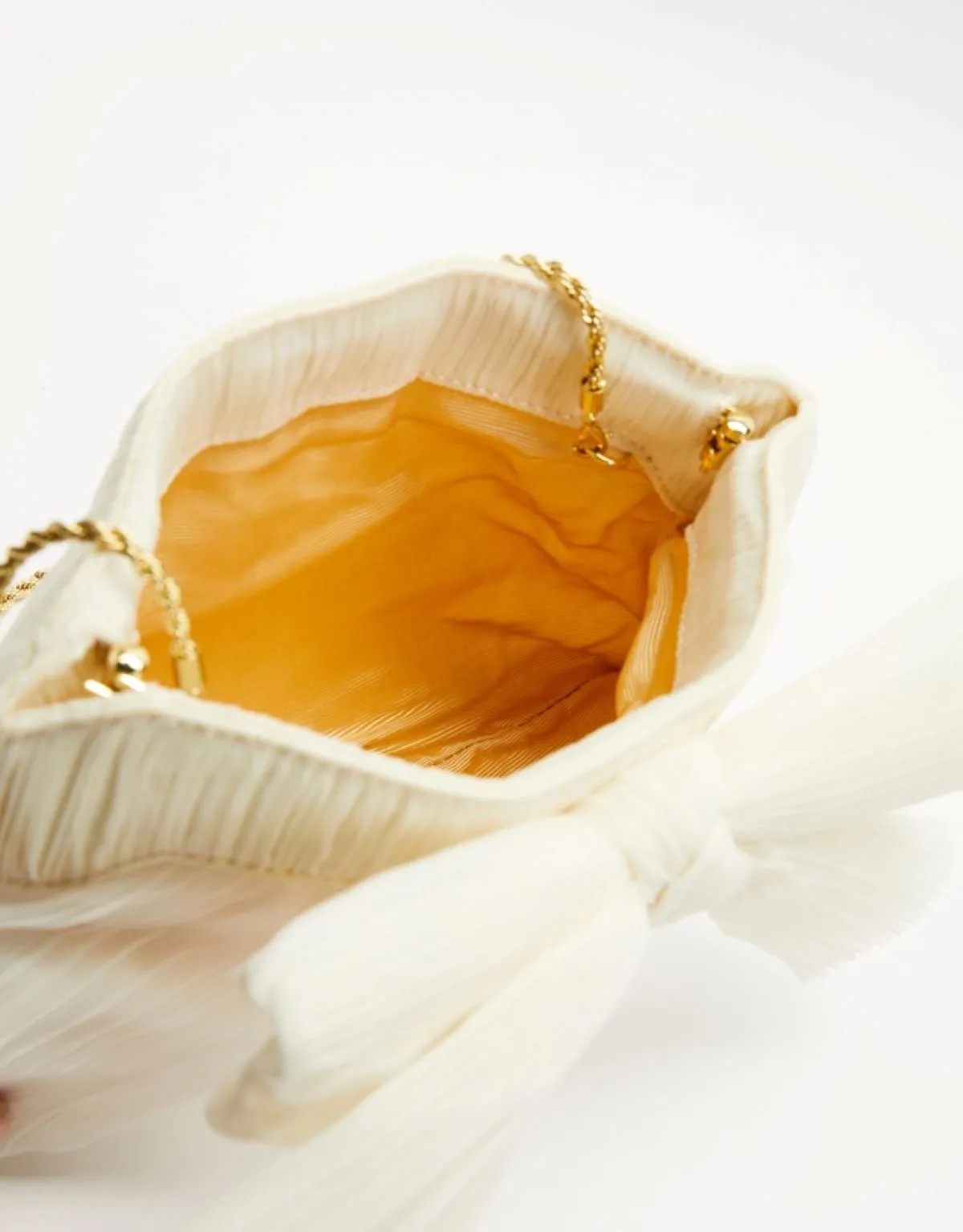 Loeffler Randall Rayne Pleated Frame Clutch with Bow