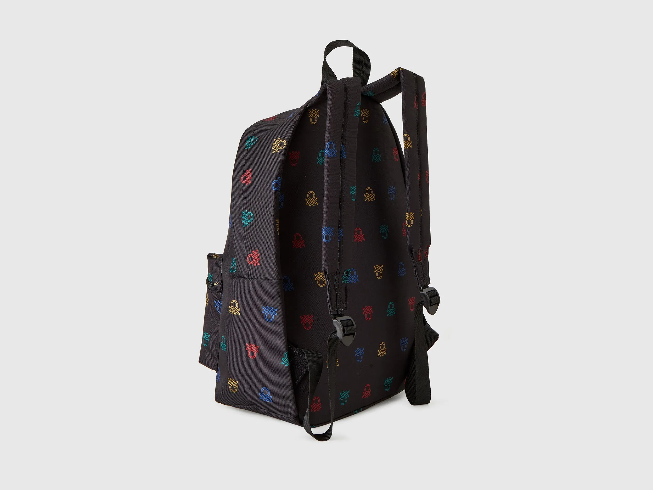 LOGO PATTERNED RUCKSACK IN NYLON