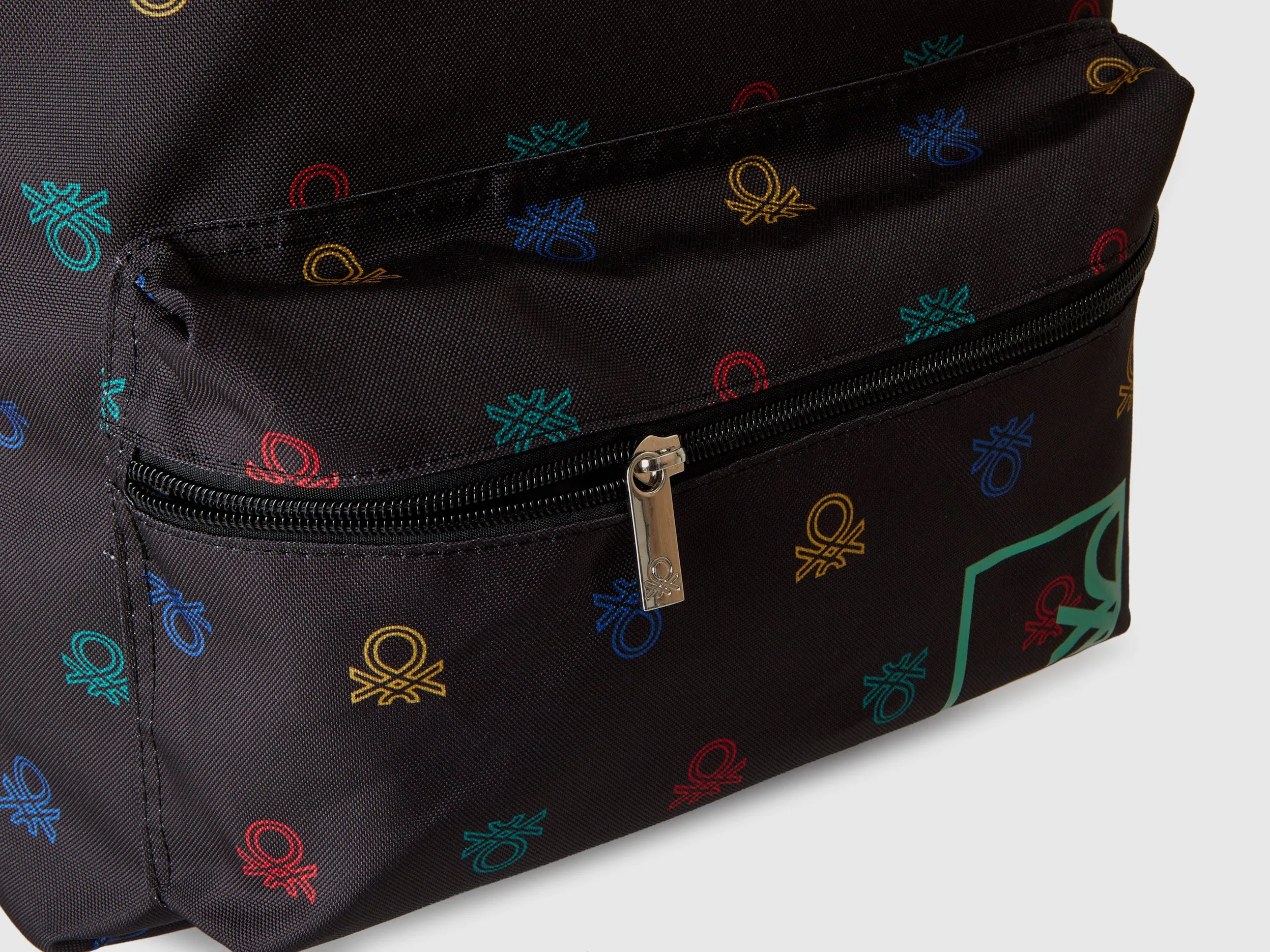 LOGO PATTERNED RUCKSACK IN NYLON