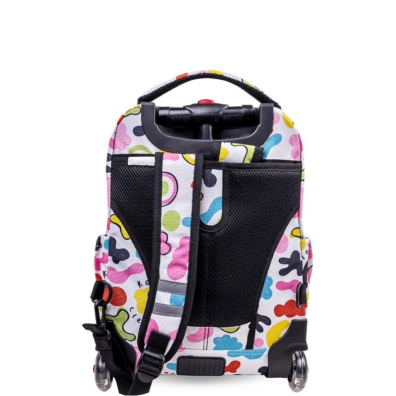 Lollipop Kids Rolling Backpack With Lunch Bag (16 Inch) in Kiddo