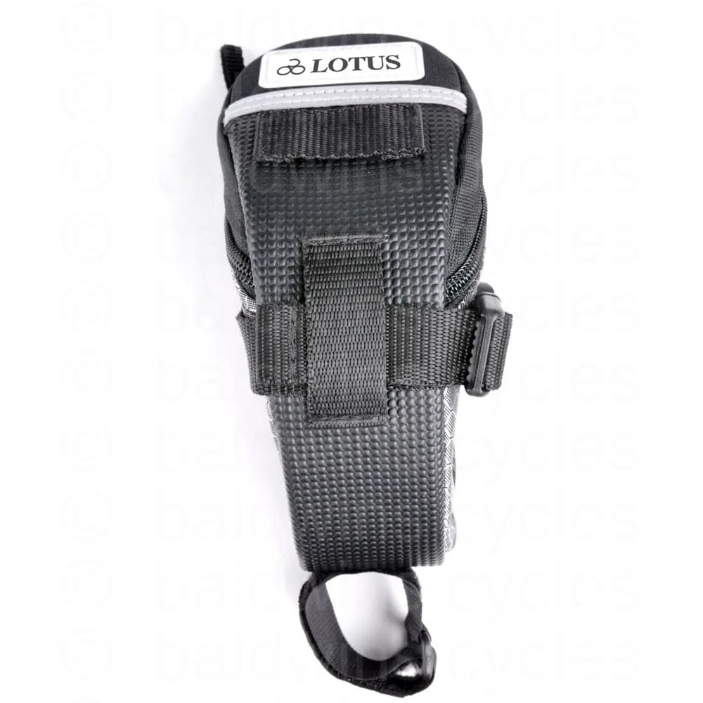 Lotus SH-6702 L Commuter Saddle Bag - Large in Black (1.2L)