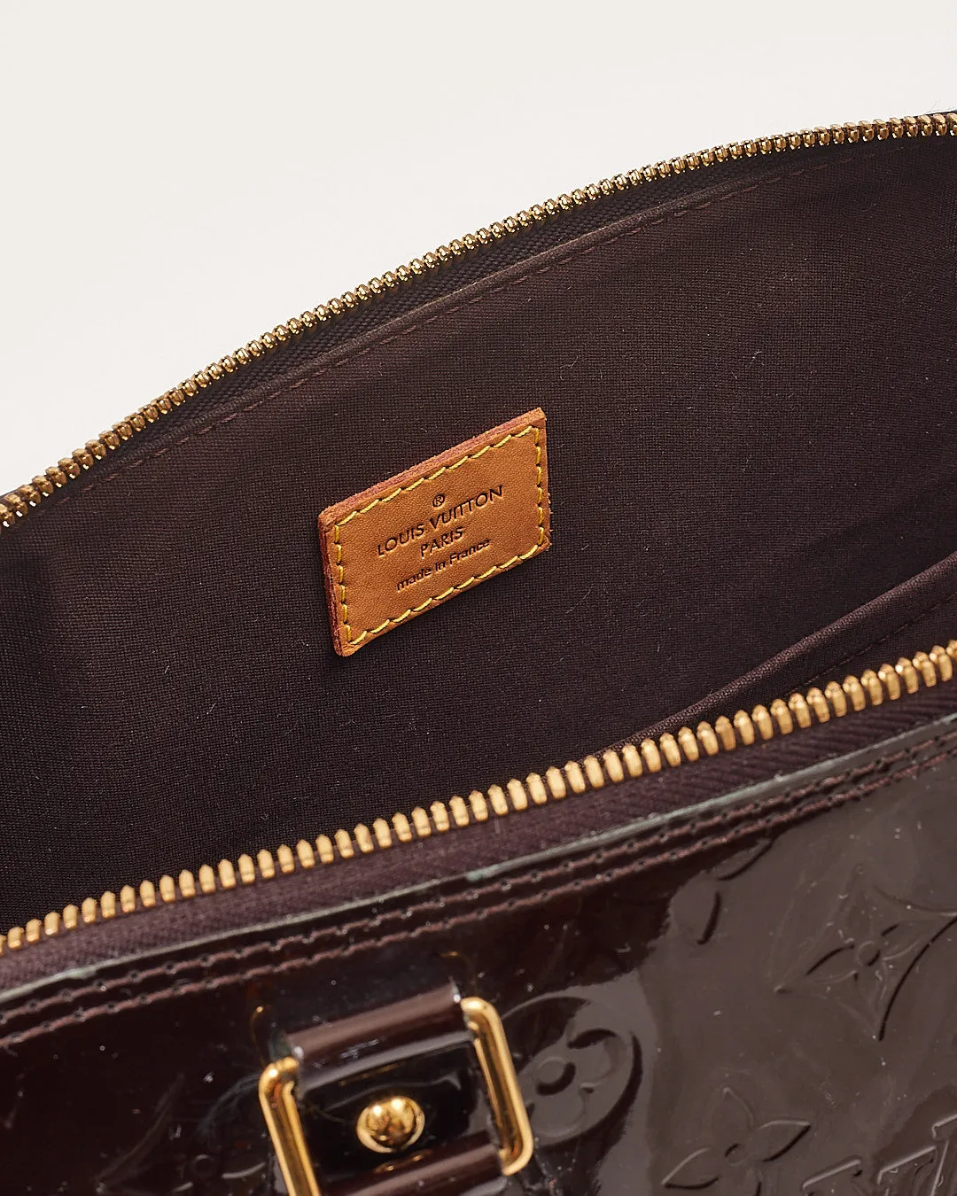 Louis Vuitton Alma Vernis Amarante Alma GM Bag