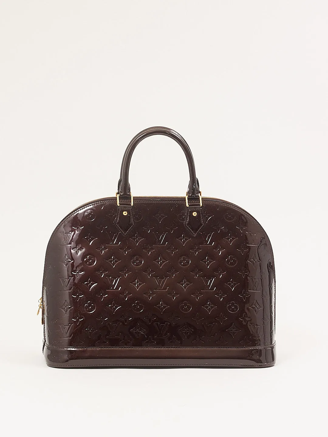 Louis Vuitton Alma Vernis Amarante Alma GM Bag