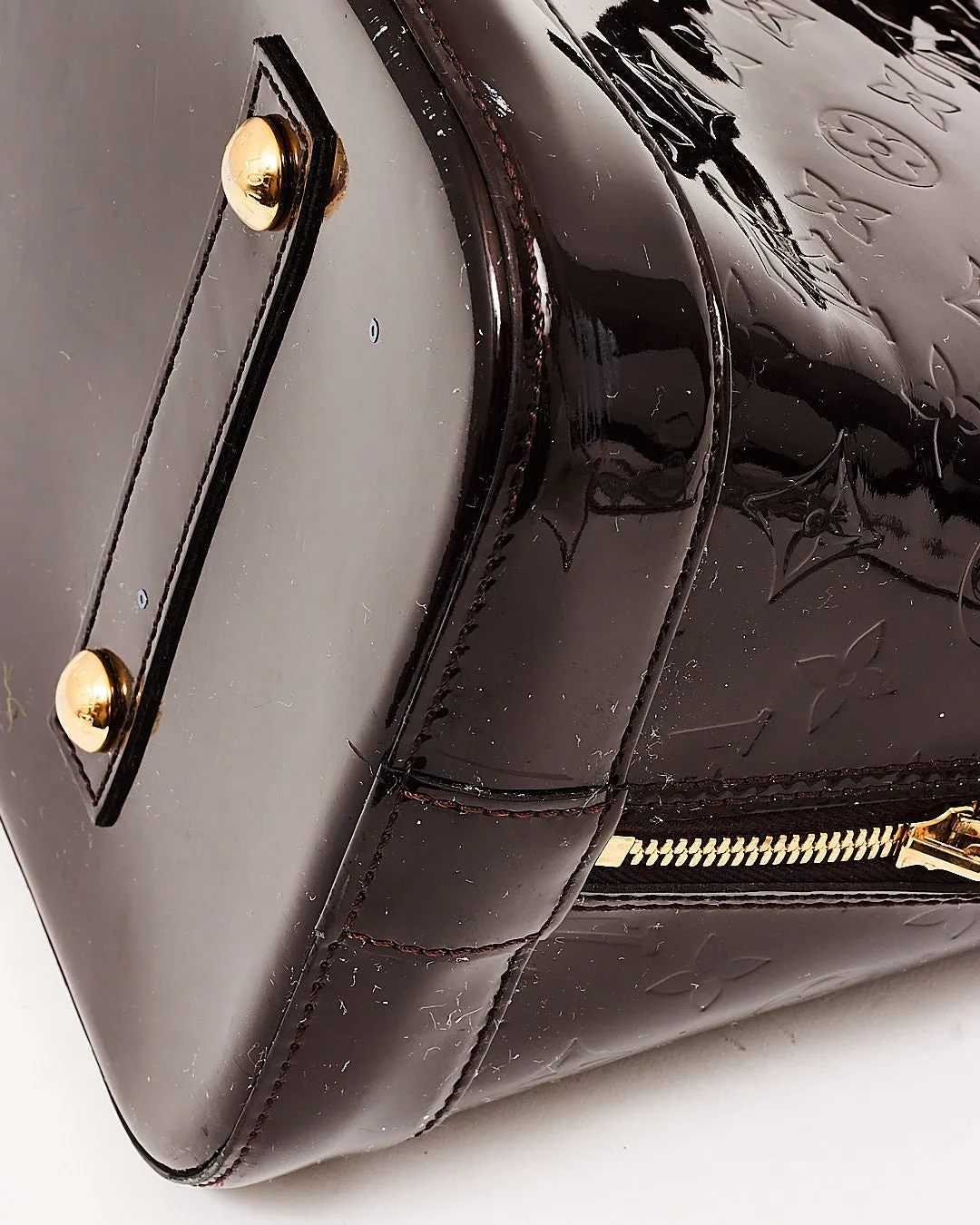 Louis Vuitton Alma Vernis Amarante Alma GM Bag