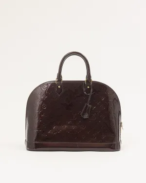 Louis Vuitton Alma Vernis Amarante Alma GM Bag
