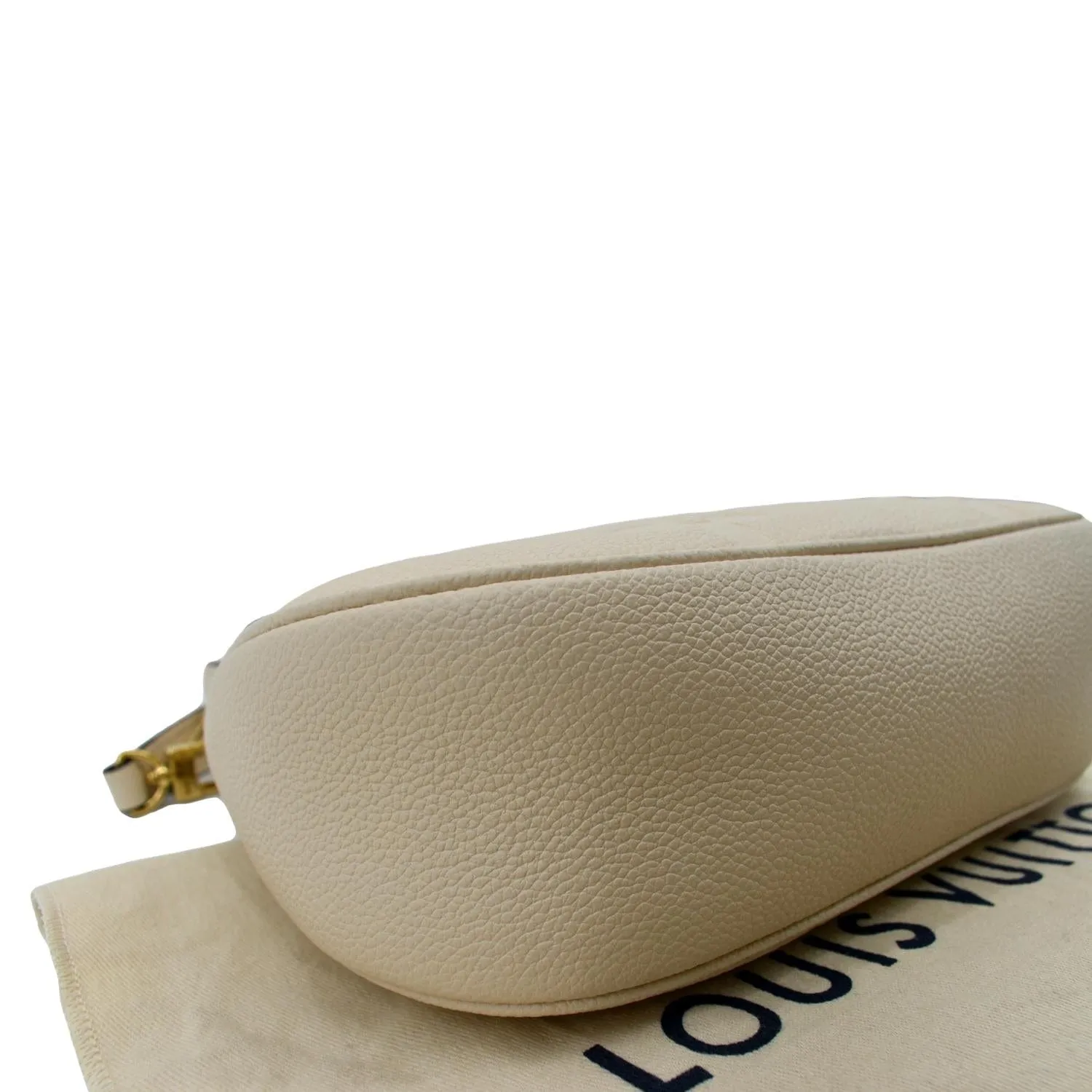 LOUIS VUITTON Bagatelle Monogram Empreinte Shoulder Bag Creme