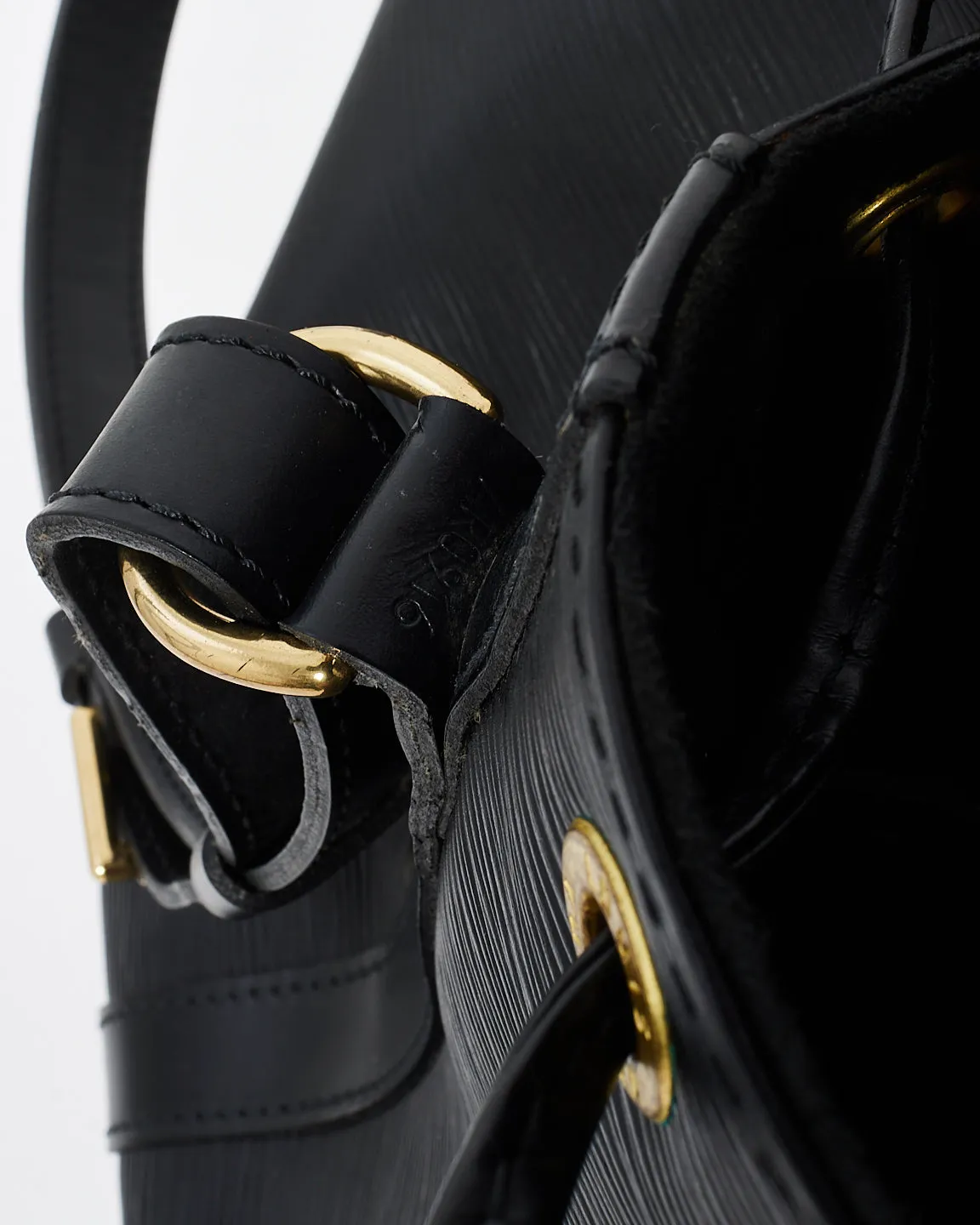 Louis Vuitton Black Epi Leather Noe Bucket Bag