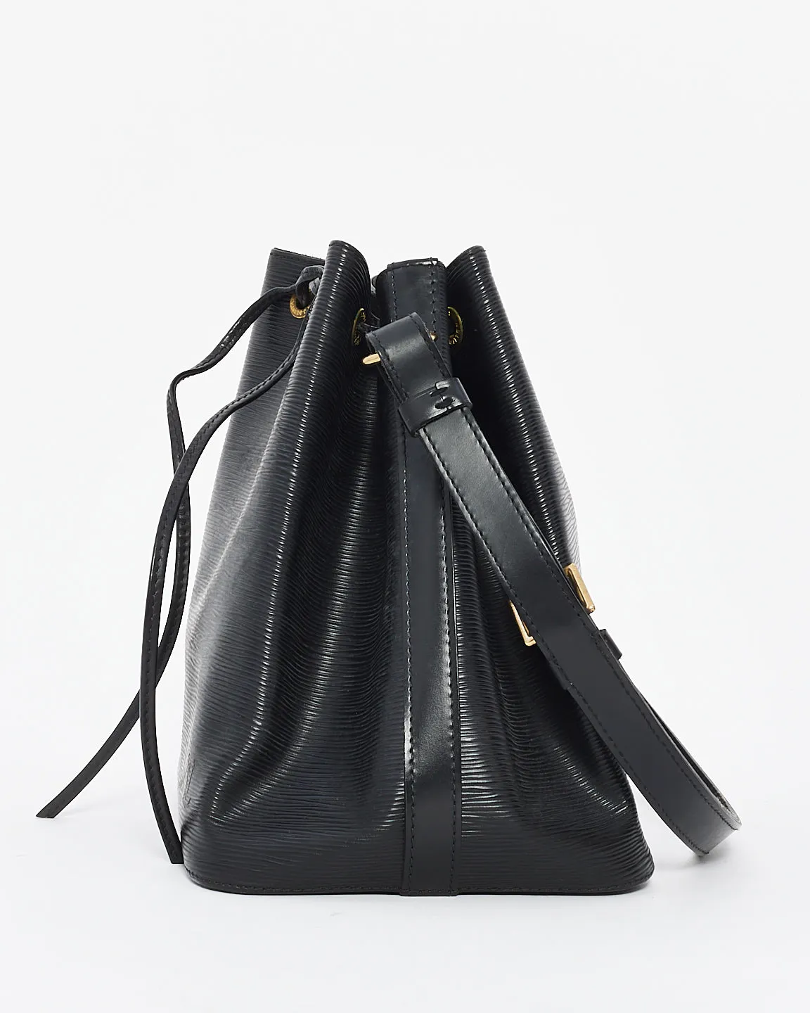 Louis Vuitton Black Epi Leather Noe Bucket Bag
