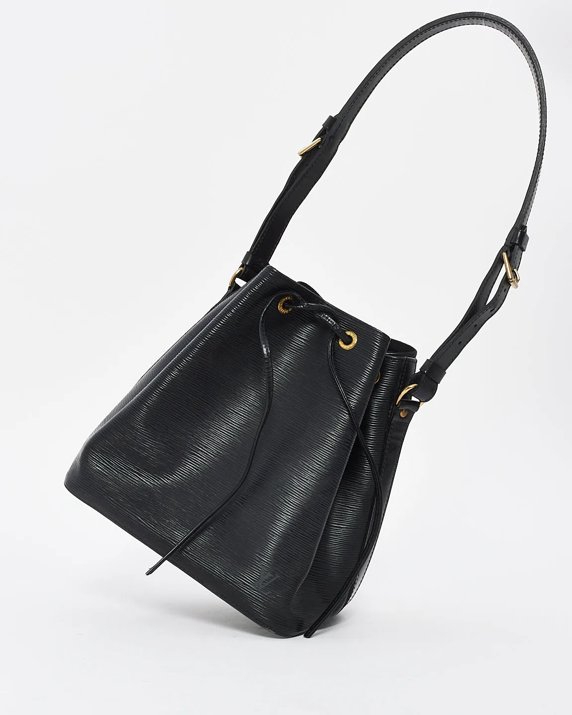 Louis Vuitton Black Epi Leather Noe Bucket Bag